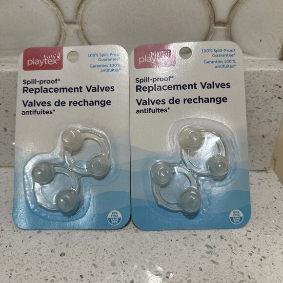 Playtex Other - Playtex Spill-Proof Replacement Valves for Drinking Cups New Sealed